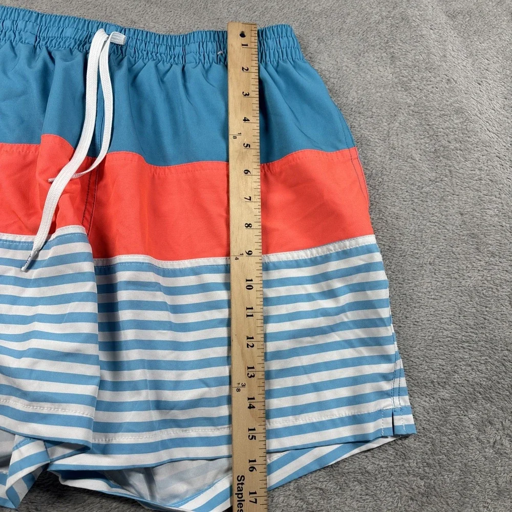 Chubbies Striped Swim Shorts Orange/Blue 5.5